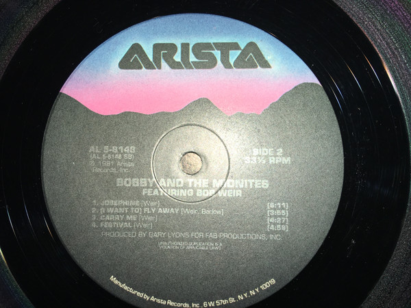 Bobby & The Midnites (Grateful Dead)(LP) - Image 3