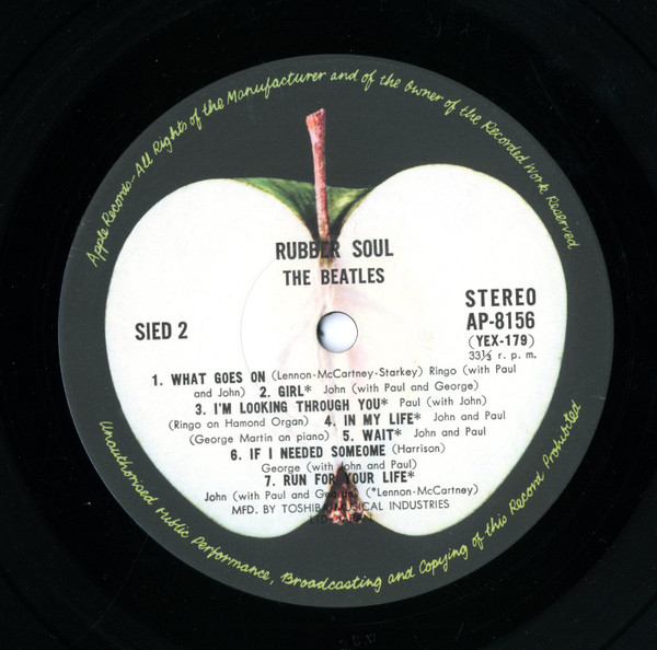 The Beatles - Rubber Soul (LP)(JP) - Image 5