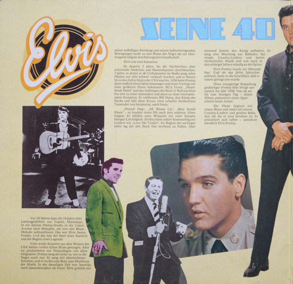 Elvis – Seine 40 Grössten Hits (2LP) - Image 2