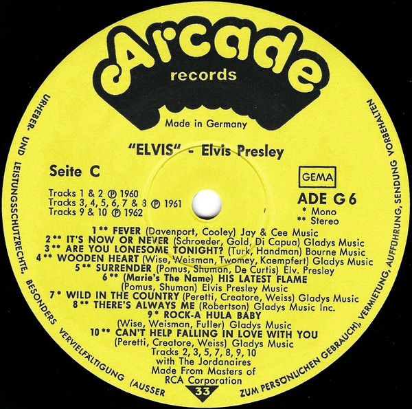 Elvis – Seine 40 Grössten Hits (2LP) - Image 5