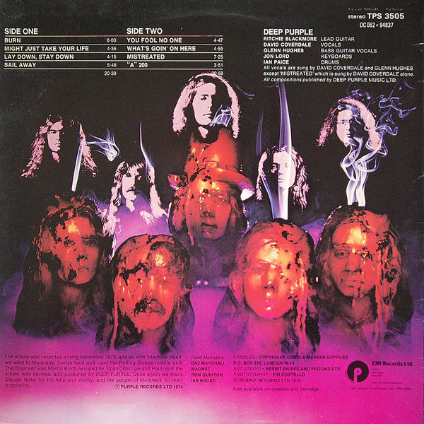 Deep Purple – Burn (LP) - Image 2