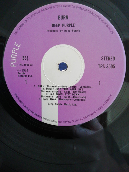 Deep Purple – Burn (LP) - Image 4