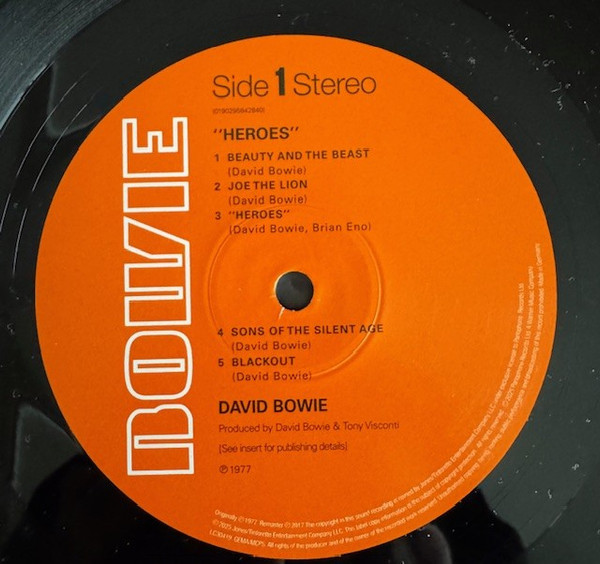 David Bowie – "Heroes" (LP) - Image 5