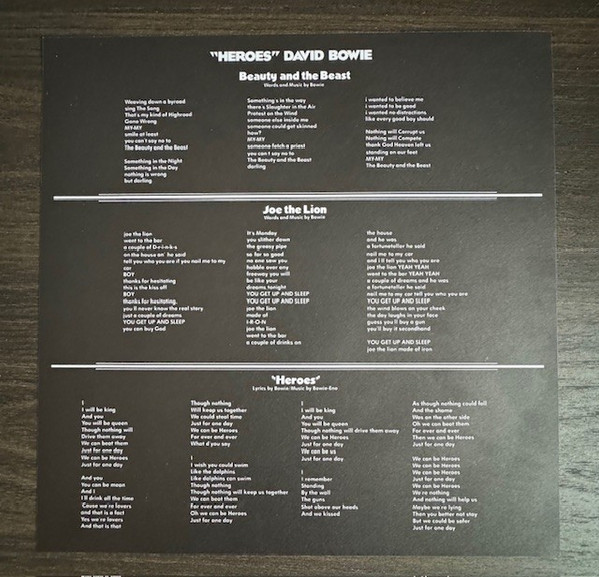 David Bowie – "Heroes" (LP) - Image 3
